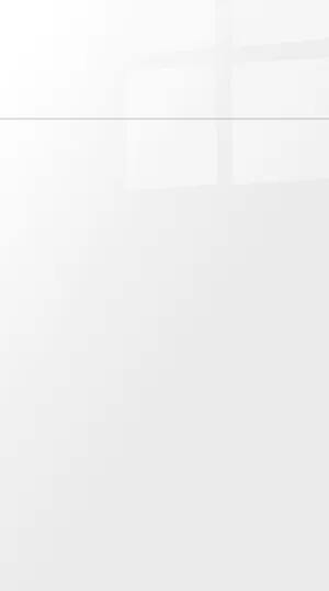 Parapan 18mm acrylic door in Alpine White