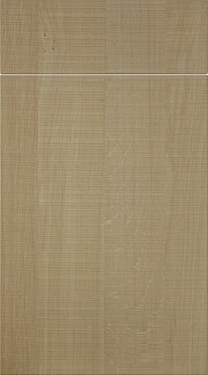 Grain-matched wood door in Sawtooth Oak Natural
