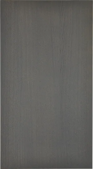 Grain-matched wood door in Washed Oak Grey