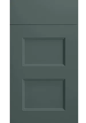 Aldridge door in Supermatt Kombu Green
