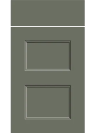 Aldridge door in Supermatt Smoke Green