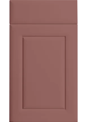 Ashford door in Supermatt Rusty Red