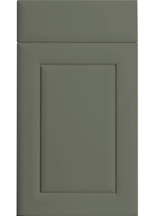 Ashford door in Supermatt Smoke Green