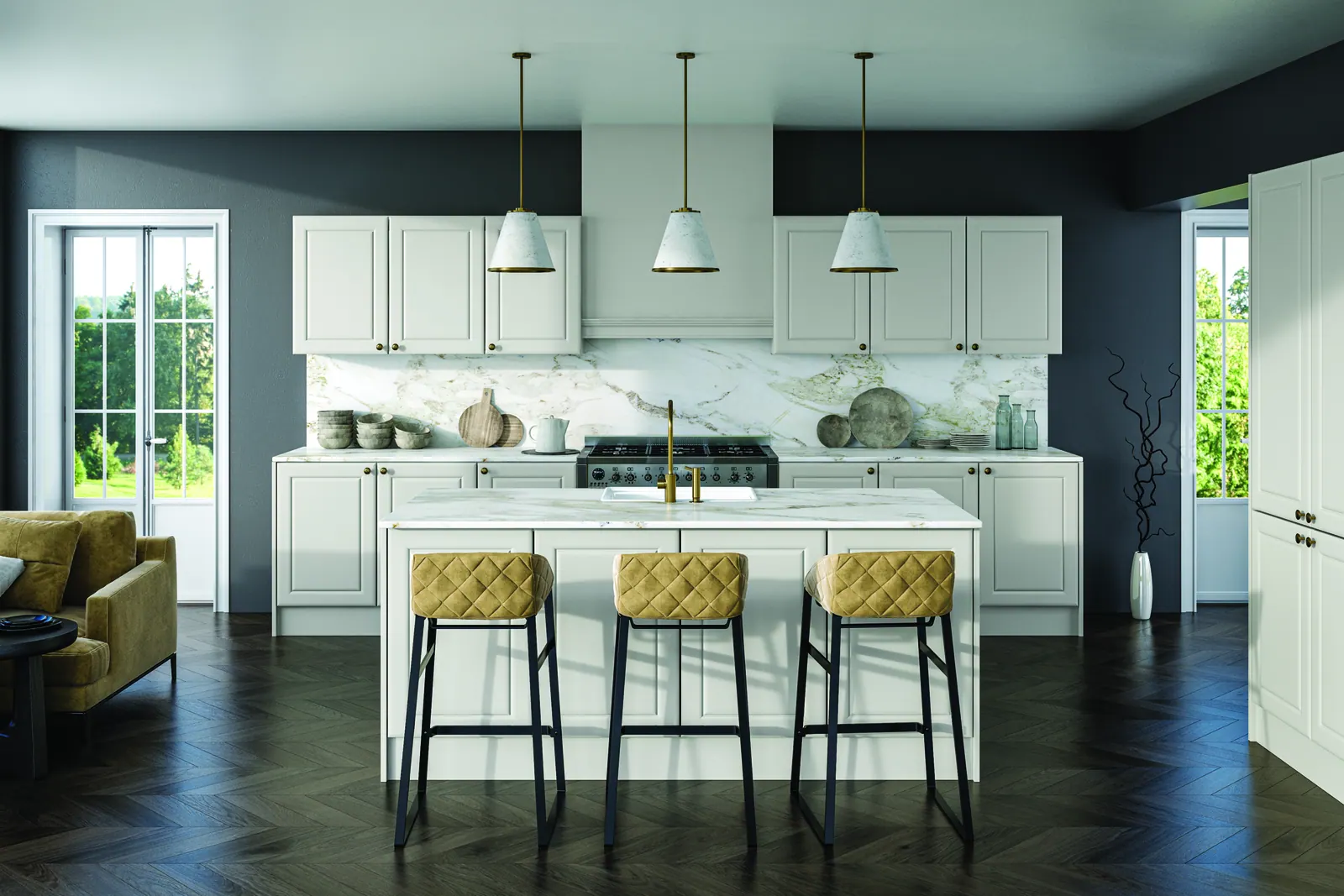 Ashford kitchen shown in Matt Dove Grey