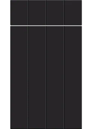 Austin door in Supermatt Black