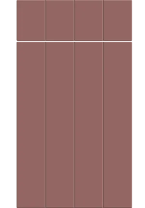 Austin door in Supermatt Rusty Red