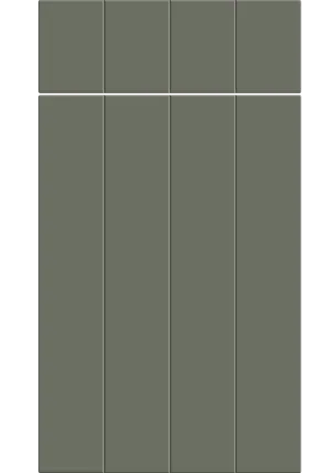 Austin door in Supermatt Smoke Green