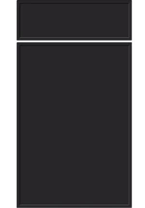 Aysgarth door in Supermatt Black