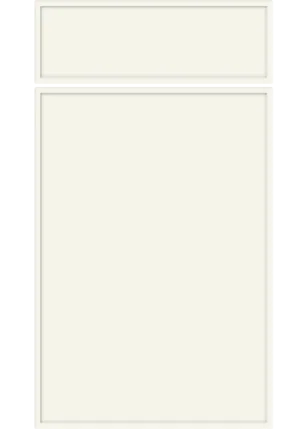 Aysgarth door in Supermatt White Grey