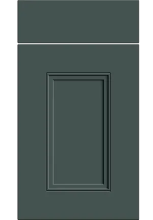 Buxton door in Supermatt Kombu Green