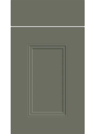 Buxton door in Supermatt Smoke Green