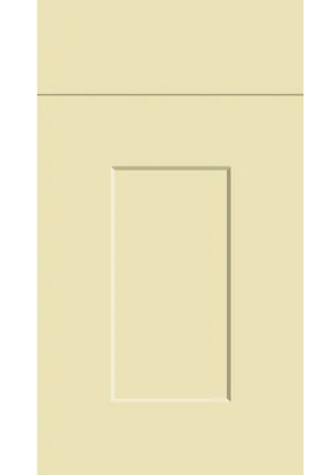 Carlton door in Supermatt Vanilla
