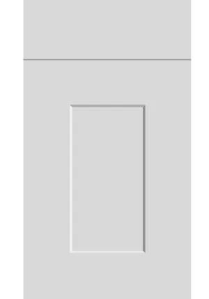 Carrick door in High Gloss Light Grey