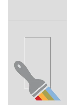 Carrick door in Paintable