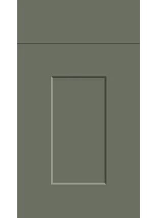 Carrick door in Supermatt Smoke Green