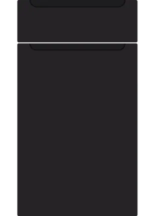 Chelsea door in Matt Black