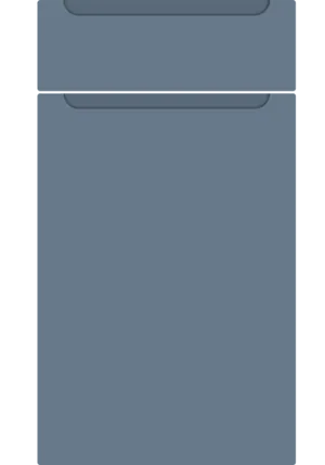 Chelsea door in Supermatt Misty Blue