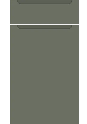 Chelsea door in Supermatt Smoke Green