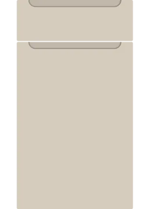 Chelsea door in Supermatt Taupe Grey