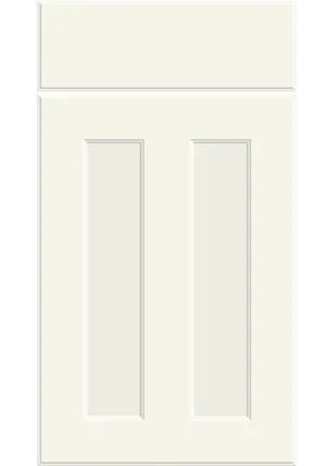 Chester door in Supermatt White Grey