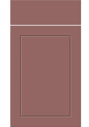 Dalton door in Supermatt Rusty Red