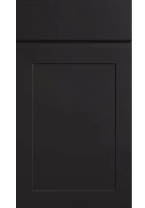 Elland door in Matt Black