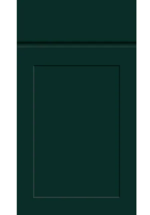Elland door in Supermatt Fir Green