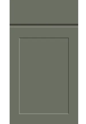 Elland door in Supermatt Smoke Green