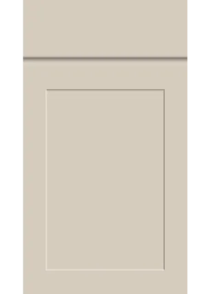 Elland door in Supermatt Taupe Grey