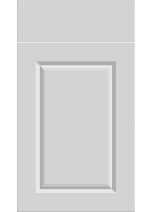 Harlem door in High Gloss Light Grey