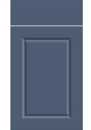 Harlem door in Supermatt Alby Blue
