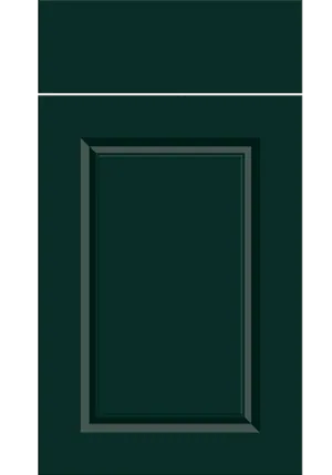 Harlem door in Supermatt Fir Green