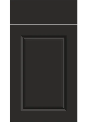 Harlem door in Supermatt Graphite