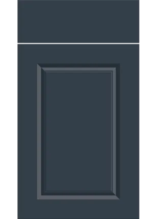 Harlem door in Supermatt Indigo Blue