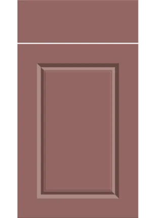 Harlem door in Supermatt Rusty Red