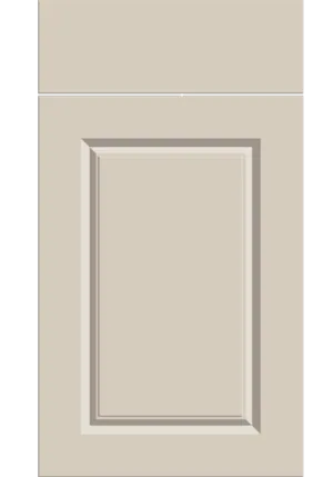 Harlem door in Supermatt Taupe Grey
