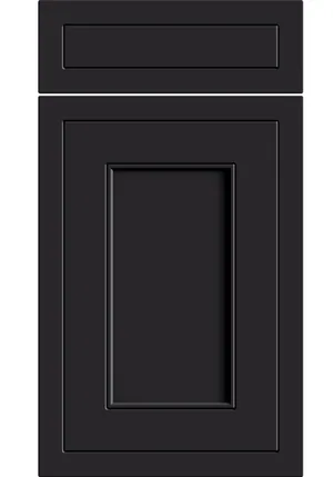 Helmsley door in Matt Black
