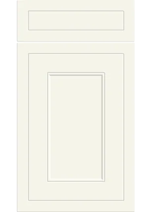 Helmsley door in Supermatt White Grey