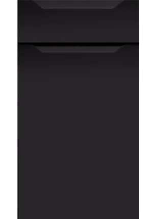 Integra Full Handle door in Matt Black