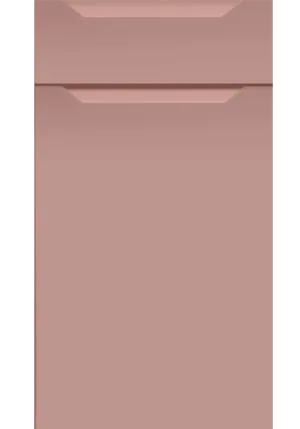 Integra Full Handle door in Matt Blush Pink