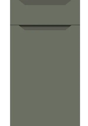 Integra Full Handle door in Supermatt Smoke Green