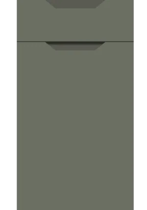 Integra Standard Handle door in Supermatt Smoke Green