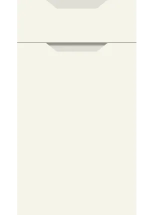 Integra Standard Handle door in Supermatt White Grey