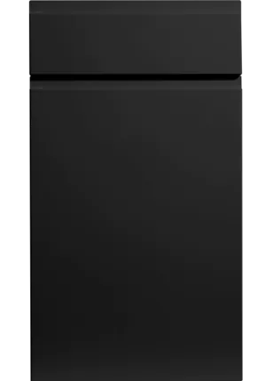 Knebworth door in Matt Black