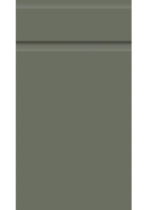 Knebworth door in Supermatt Smoke Green