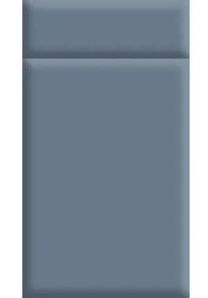 Lincoln door in Supermatt Misty Blue