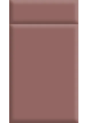 Lincoln door in Supermatt Rusty Red
