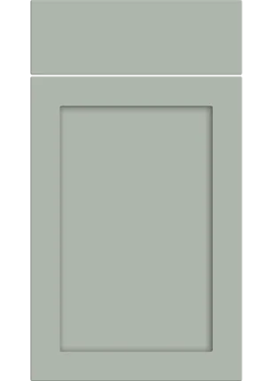 Oakham door in Matt Pistachio Green