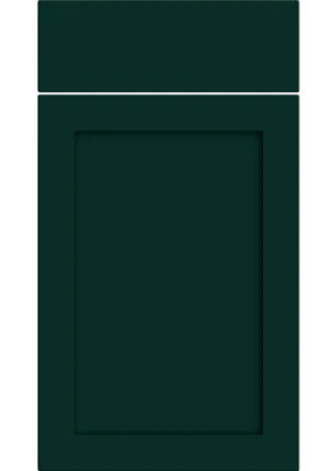 Oakham door in Supermatt Fir Green