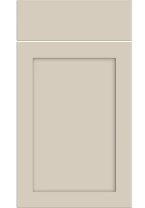 Oakham door in Supermatt Taupe Grey